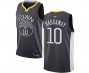 Golden State Warriors #10 Tim Hardaway Swingman Black 2019 Basketball Finals Bound Basketball Jersey - Statement Edition