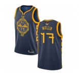 Golden State Warriors #17 Chris Mullin Authentic Navy Blue Basketball 2019 Basketball Finals Bound Jersey - City Edition