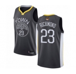 Golden State Warriors #23 Mitch Richmond Swingman Black 2019 Basketball Finals Bound Basketball Jersey - Statement Edition
