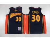 Men's Golden State Warriors #30 Stephen Curry Nike Navy Mitchell & Ness Player jersey