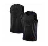 Men's Golden State Warriors #5 Kevon Looney Swingman Black MVP Basketball Jersey