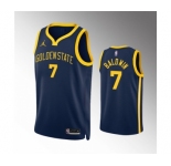 Men's Golden State Warriors #7 Patrick Baldwin Jr. Navy Statement EditionStitched Jersey