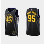 Men's Golden State Warriors #95 Juan Toscano-Anderson Nike 2021-22 City Edition Diamond Black Jersey