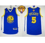 NBA Revolution 30 Golden State Warrlors #5 Marreese Speights Blue The Finals Patch Stitched Jerseys