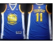 nba golden state warriors #11 thompson blue[revolution 30 swingman]