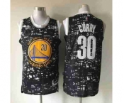 nba golden state warriors #30 curry black[Luminous version]