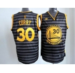 nba golden state warriors #30 curry grey[black strip]