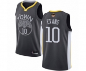 Women Golden State Warriors #10 Jacob Evans Swingman Black Basketball 2019 Basketball Finals Bound Jersey - Statement Edition