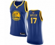 Women Golden State Warriors #17 Chris Mullin Swingman Royal Blue 2019 Basketball Finals Bound Basketball Jersey - Icon Edition