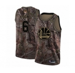 Women Golden State Warriors #6 Nick Young Swingman Camo Realtree Collection Basketball 2019 Basketball Finals Bound Jersey