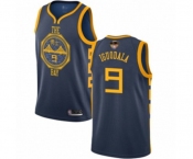 Women Golden State Warriors #9 Andre Iguodala Swingman Navy Blue Basketball 2019 Basketball Finals Bound Jersey - City Edition