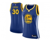 Women Nike Golden State Warriors #30 Stephen Curry Blue NBA Swingman Icon Edition Jersey