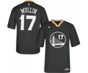 Women's Adidas Golden State Warriors #17 Chris Mullin Authentic Black Alternate NBA Jersey