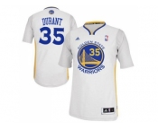 Women's Adidas Golden State Warriors #35 Kevin Durant Swingman White Alternate NBA Jersey