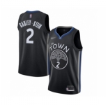 Women's Golden State Warriors #2 Willie Cauley-Stein Swingman Black Basketball Jersey 2019-20 City Edition