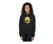 Women's Golden State Warriors Gold Collection Pullover Hoodie Black