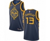 Women's Nike Golden State Warriors #13 Wilt Chamberlain Swingman Navy Blue NBA Jersey - City Edition