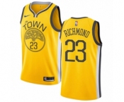 Women's Nike Golden State Warriors #23 Mitch Richmond Yellow Swingman Jersey - Earned Edition
