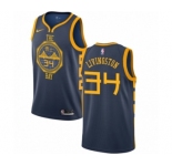 Women's Nike Golden State Warriors #34 Shaun Livingston Swingman Navy Blue NBA Jersey - City Edition