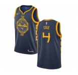 Women's Nike Golden State Warriors #4 Quinn Cook Swingman Navy Blue NBA Jersey - City Edition