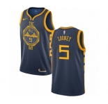 Women's Nike Golden State Warriors #5 Kevon Looney Swingman Navy Blue NBA Jersey - City Edition
