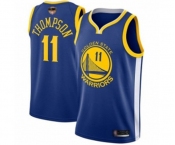 Youth Golden State Warriors #11 Klay Thompson Swingman Royal Blue 2019 Basketball Finals Bound Basketball Jersey - Icon Edition