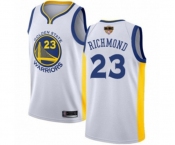 Youth Golden State Warriors #23 Mitch Richmond Authentic White 2019 Basketball Finals Bound Basketball Jersey - Association Edition