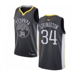 Youth Golden State Warriors #34 Shaun Livingston Swingman Black 2019 Basketball Finals Bound Basketball Jersey - Statement Edition