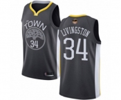 Youth Golden State Warriors #34 Shaun Livingston Swingman Black 2019 Basketball Finals Bound Basketball Jersey - Statement Edition