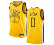 Youth Nike Golden State Warriors #0 Patrick McCaw Yellow Swingman Jersey - Earned Edition