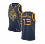 Youth Nike Golden State Warriors #13 Wilt Chamberlain Swingman Navy Blue NBA Jersey - City Edition