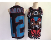 Men Memphis Grizzlies #12 #12 Ja Morant big face Black 2021 NBA Jersey