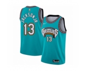 Men's Memphis Grizzlies #13 Jaren Jackson Jr. Authentic Green Hardwood Classic Basketball Jersey