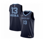 Men's Memphis Grizzlies #13 Jaren Jackson Jr. Authentic Navy Blue Road Finished Basketball Jersey - Icon Edition