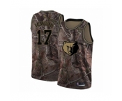 Men's Memphis Grizzlies #17 Jonas Valanciunas Swingman Camo Realtree Collection Basketball Jersey
