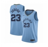 Men's Memphis Grizzlies #23 Marko Guduric Authentic Blue Finished Basketball Jersey Statement Edition
