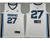 Men's Memphis Grizzlies #27 Cameron Boozer White 2026 Draft Association Edition Stitched Jersey