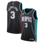 Men's Memphis Grizzlies #3 Kentavious Caldwell-Pope Black 2025 Classic Edition Stitched Basketball Jersey