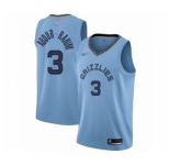 Men's Memphis Grizzlies #3 Shareef Abdur-Rahim Authentic Blue Finished Basketball Jersey Statement Edition