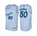 Men's Memphis Grizzlies #50 Zach Randolph Light Blue 2016 Christmas Day NBA Swingman Jersey
