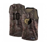 Men's Nike Memphis Grizzlies #10 Mike Bibby Swingman Camo Realtree Collection NBA Jersey