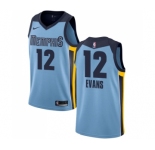 Men's Nike Memphis Grizzlies #12 Tyreke Evans Swingman Light Blue NBA Jersey Statement Edition