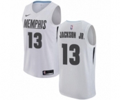 Men's Nike Memphis Grizzlies #13 Jaren Jackson Jr. Authentic White NBA Jersey - City Edition