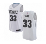 Men's Nike Memphis Grizzlies #33 Marc Gasol Authentic White NBA Jersey - City Edition