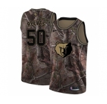 Men's Nike Memphis Grizzlies #50 Bryant Reeves Swingman Camo Realtree Collection NBA Jersey