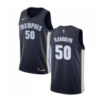Men's Nike Memphis Grizzlies #50 Zach Randolph Swingman Navy Blue Road NBA Jersey - Icon Edition