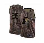Men's Indiana Pacers #26 Jeremy Lamb Swingman Camo Realtree Collection Basketball Jersey