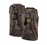 Men's Nike Indiana Pacers #3 Joe Young Swingman Camo Realtree Collection NBA Jersey