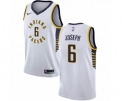 Men's Nike Indiana Pacers #6 Cory Joseph Swingman White NBA Jersey - Association Edition