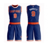 Men's New York Knicks #9 RJ Barrett Swingman Royal Blue Basketball Suit Jersey - Icon Edition